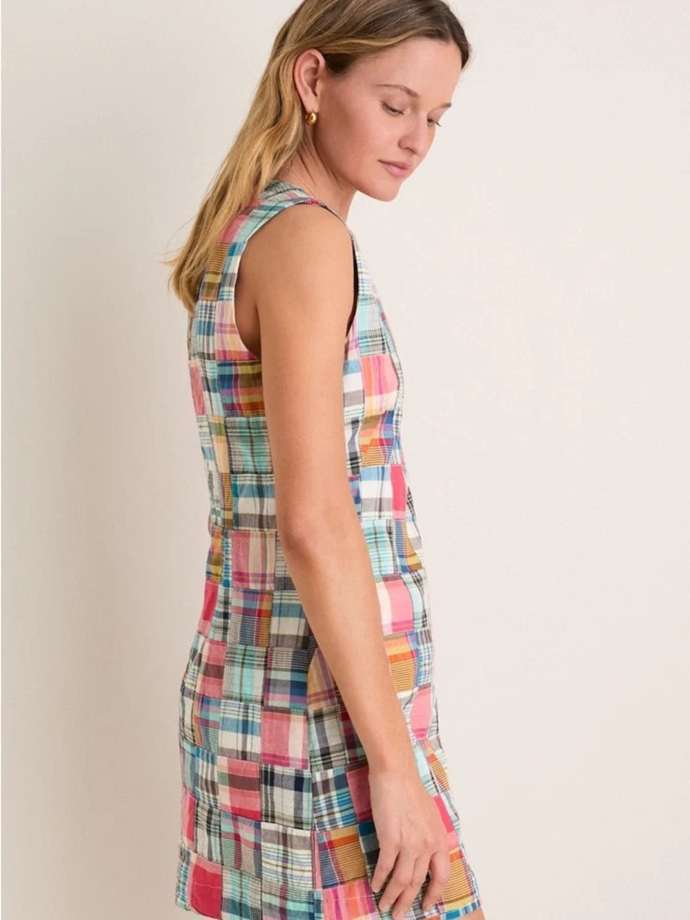 Tuckernuck Madras Hinckley Mini Dress - Picture 4 of 7